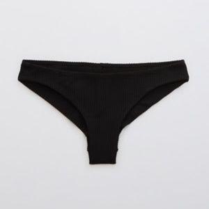 NWT - AERIE WAFFLE CHEEKY BIKINI BOTTOM